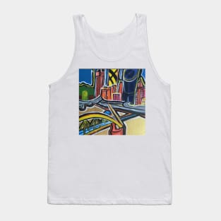 Brisbane City - A Colourful Painting Tank Top